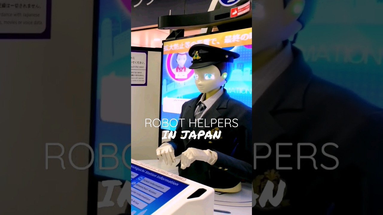 Talking to Futuristic Robot Assistant in Tokyo 