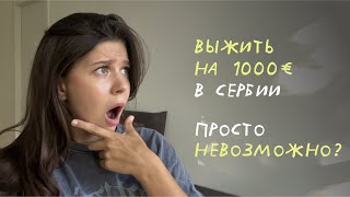 1000 ЕВРО НА МЕСЯЦ ЖИЗНИ В БЕЛГРАДЕ? СКОЛЬКО СТОИТ ЖИЗНЬ В СЕРБИИ? СЧИТАЕМ!