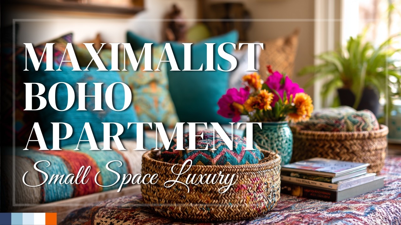 Maximalist Boho Apartment Ideas with Exquisite Detail 🌺 Compact Living, Lavish Look