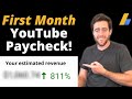 MY FIRST YOUTUBE PAYCHECK: I Can't Believe How Much I Made With 3,000 Subs!