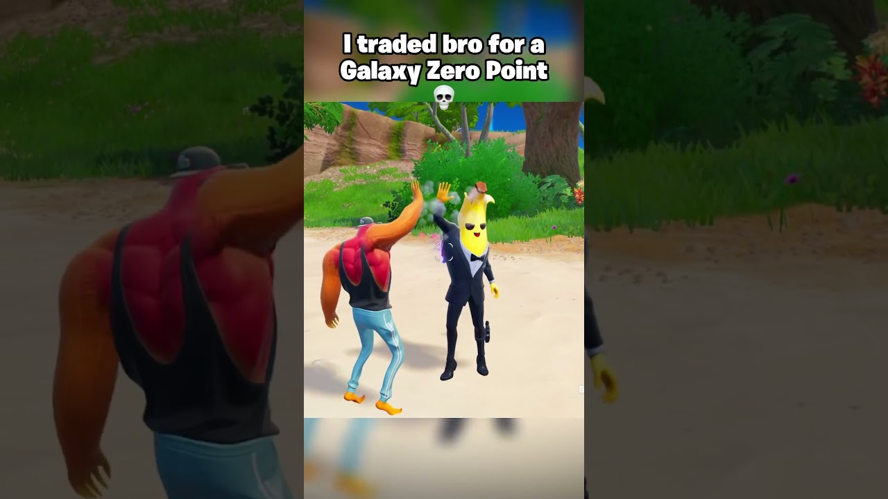 I traded bro for a Galaxy Zero Point 💀😭 #fortnite #fortniteclips