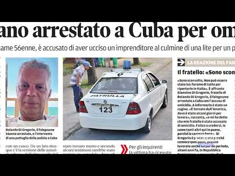 Cuba - Abruzzese arrestato per omicidio, sconcerto a Roseto