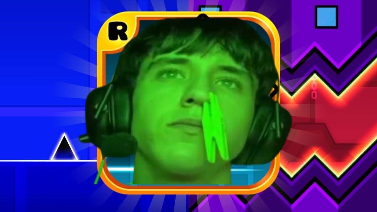 I Tried Beating Geometry Dash... - YouTube