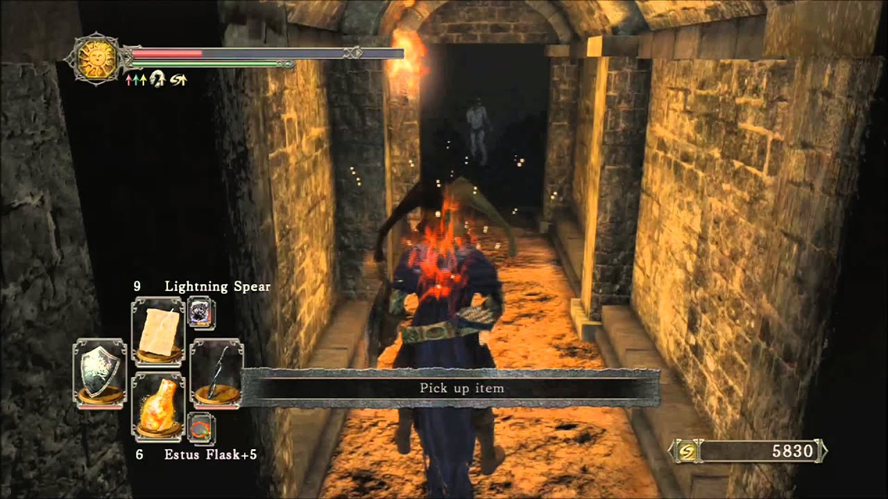 Dark Souls 2 Lower the Draw Bridge to Get Back to the Second Bonfire in