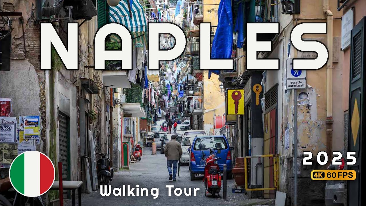 Naples, Italy - Napoli Walking Tour 2025 | 4K