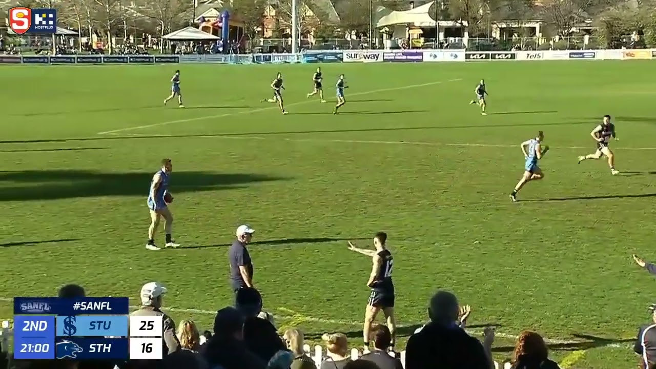 Rd 16 SANFL Snapshot - Sturt's Josh Rentch takes a sensational mark