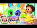 D.I.Y Easter Masks Craft🐰 | Cocomelon | Kids Cartoons & Nursery Rhymes | Moonbug Kids