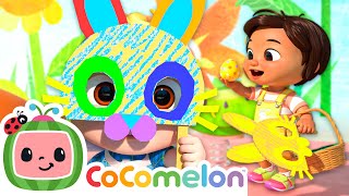 d i y easter masks craft cocomelon kids cartoons nursery