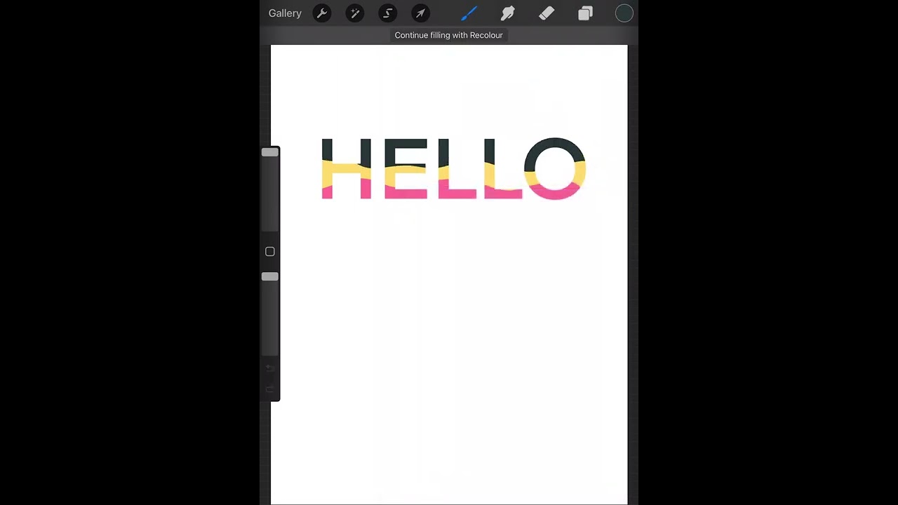 How to make a name/text look like cut up paper