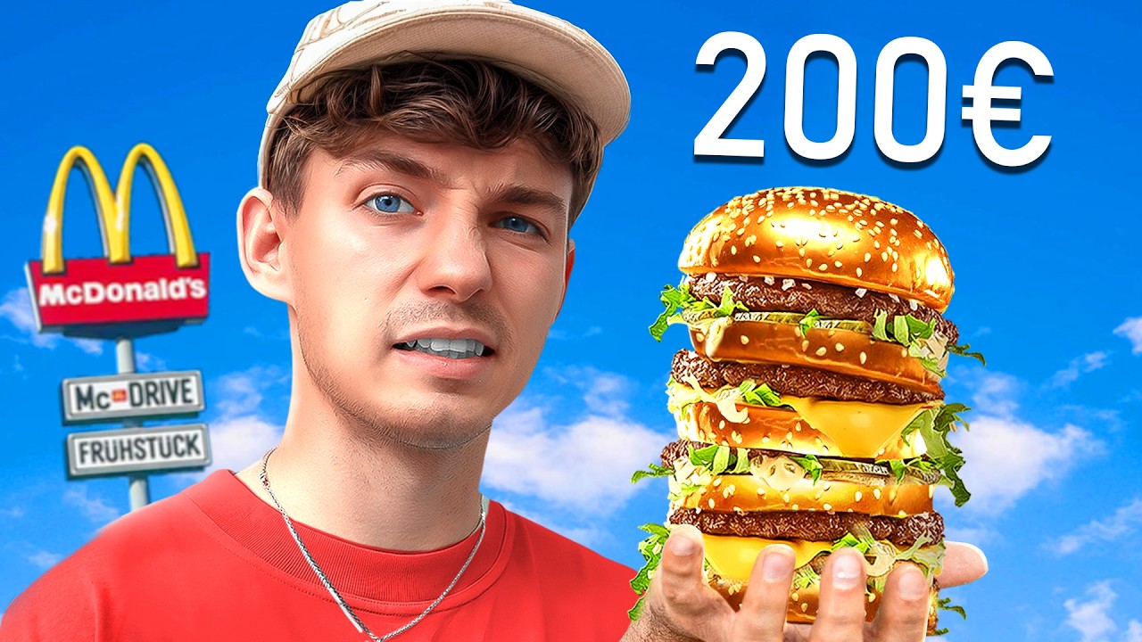Das Sind Also Die TEUERSTEN Fast Food Drive In Produkte.. 💲😨