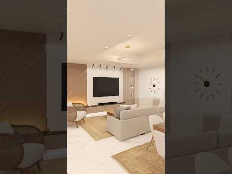 طراحی داخلی منزل شیک مدرن با مدیا دکور