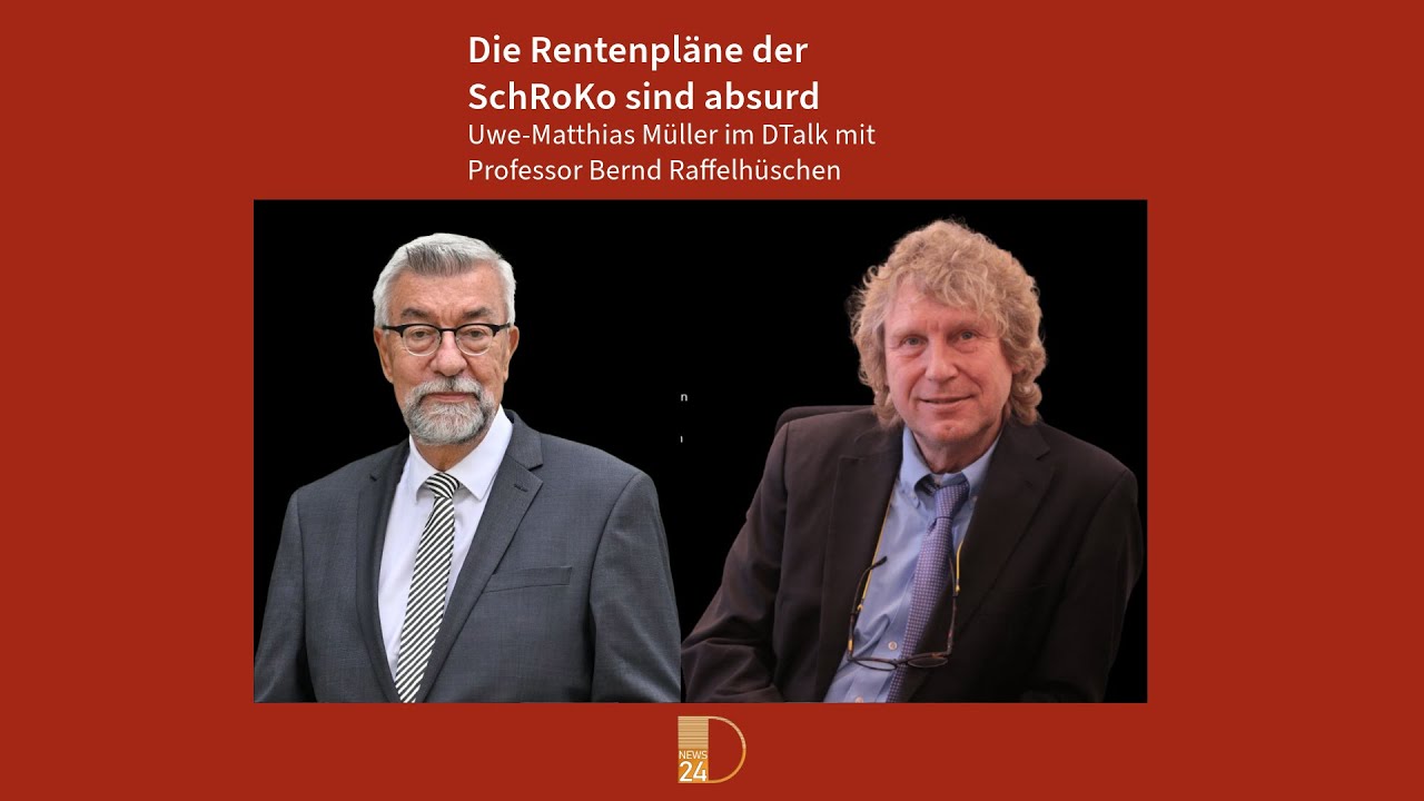 Rentenexperte Raffelhüschen: Die Rentenpläne der SchRoKo sind absurd