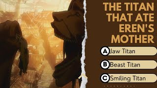 Ultimate Attack on Titan Quiz: Test Your Knowledge! screenshot 4