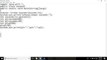 Java:  Java code to Convert Seconds to Hours, Minutes and Seconds.[CMD]