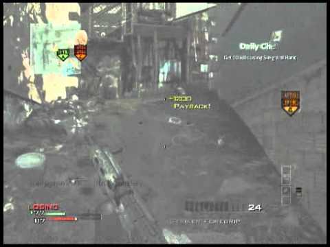 Call of Duty Modern Warfare 3 - Barret 50 cal triple kill.