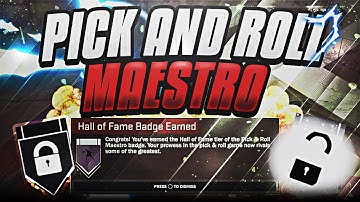 How to get pick and roll maestro BEST METHOD NBA 2K18