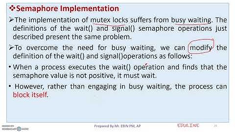MODULE 3 - TOPIC 5 - SEMAPHORE
