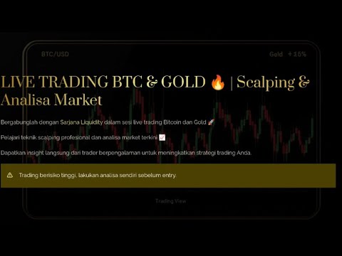 "LIVE TRADING BITCOIN HARI INI 🚀 | Analisa BTC/USDT & BTC/IDR | Crypto Scalping Profit Konsisten"