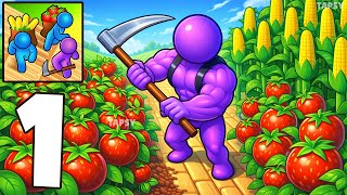 🚜 Farm Land Gameplay Walkthrough Part 1 – Relaxing Farming & Satisfying Progress (Android,iOS) screenshot 2