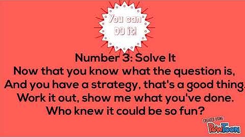 Problem Solving Song