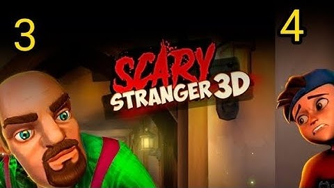 Scary stranger 3D Gameplay Walkthrough part 3,4 train and shotgun Disaster level (Android,iOS)