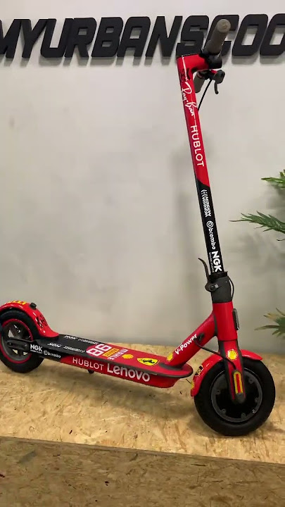 Vinilos Patinete Smartgyro Speedway Ferrari - MyUrbanScoot