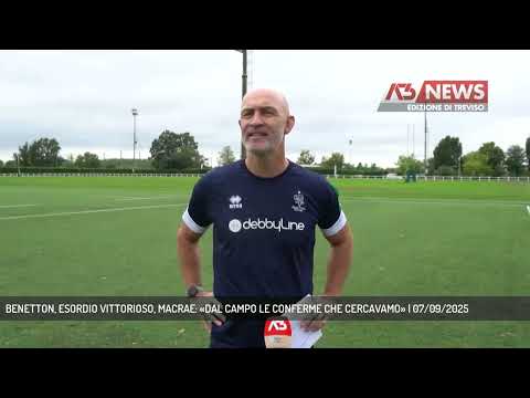 BENETTON, ESORDIO VITTORIOSO, MACRAE: «DAL CAMPO LE CONFERME CHE CERCAVAMO» | 07/09/2025