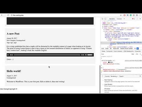 Footer | Simple WordPress Theme Development