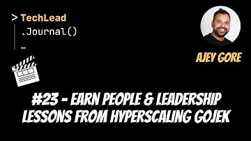 #23 - Earn People & Leadership Lessons From Hyperscaling Gojek - Ajey Gore (Audiogram)