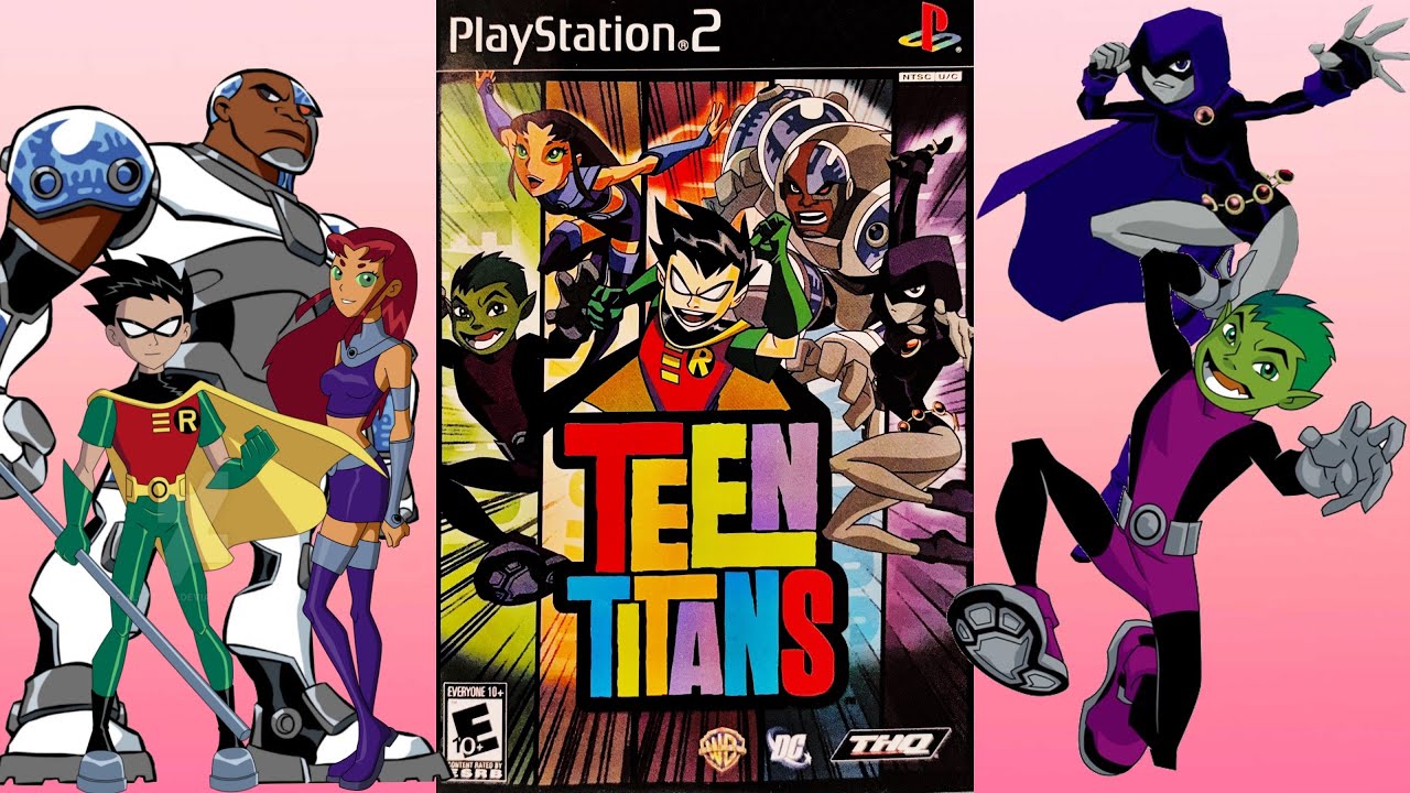 Jeu Teen Titans PS2 – Boîtier + Disque – Testé Fonctionne – Sans Manuel (NTSC-U/C)