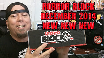 Horror Block NERD Block UNBOXING!!! December 2014 NEW NEW NEW