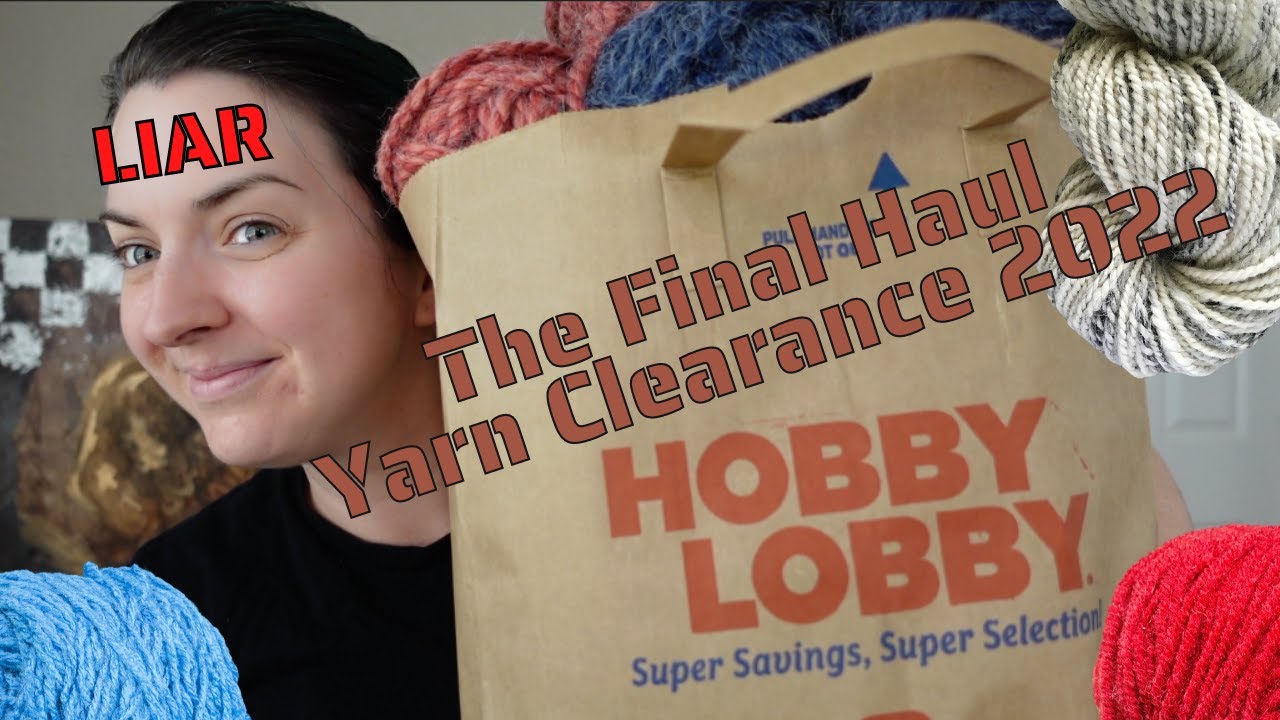 YarnClearance It's here (AGAIN)! Hobby Lobby Yarn Dye Lot clearance  Clearance!! #AffordablyCrafty 