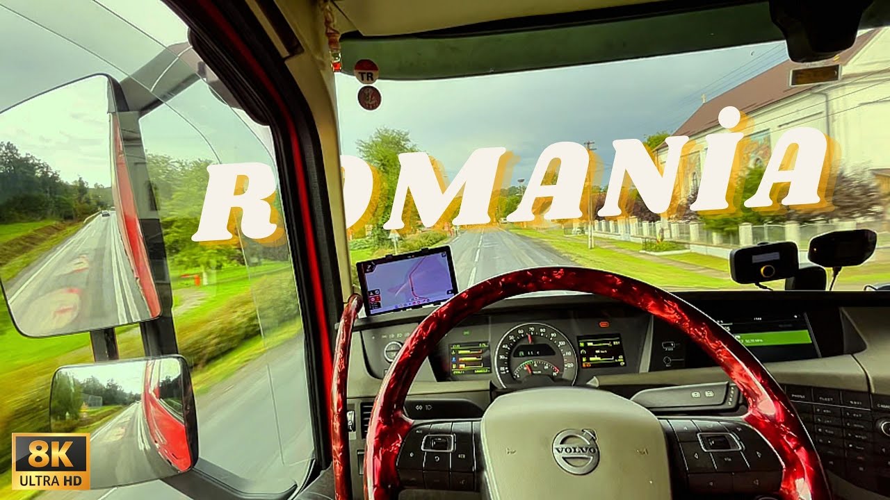 ROMANIA'S HEARTLAND: 153KM Arad to Deva Trucker's POV | Mureș River Drive & Pure Immersion (No Talk)