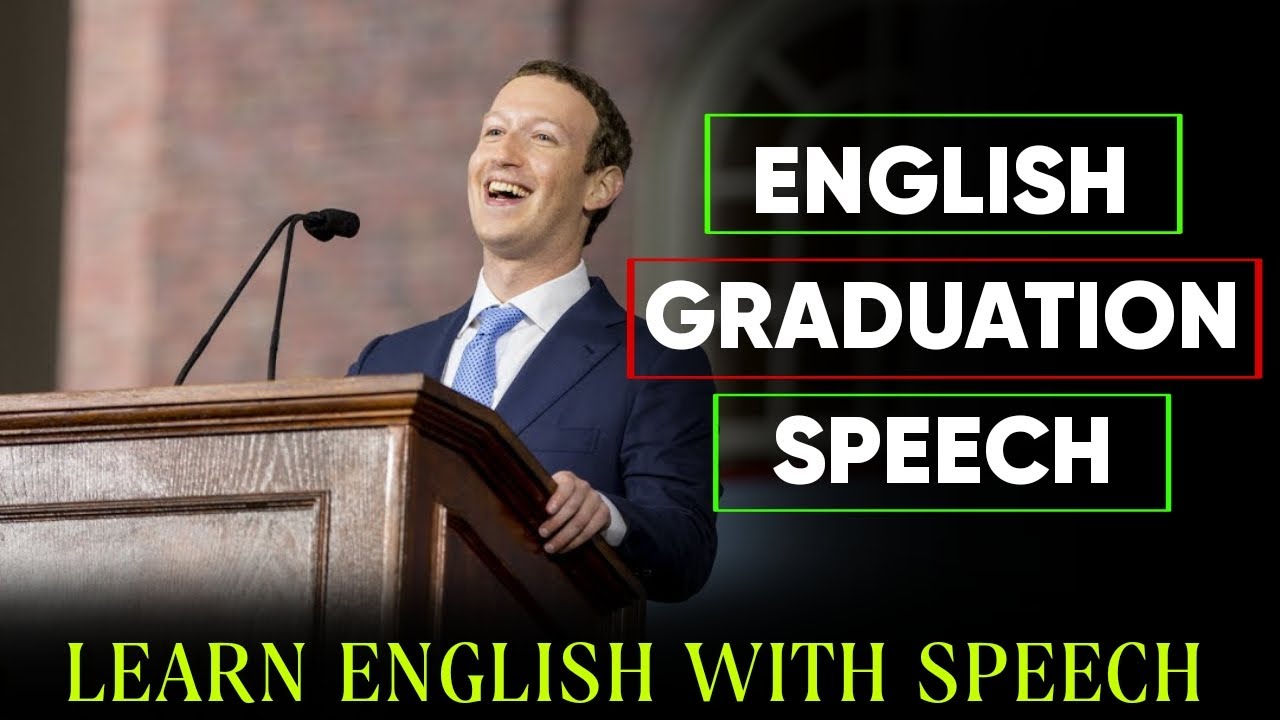 Learn English with English speeches - English Graduation Speech - With Subtitles | - YouTube