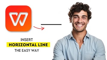 How to Insert Horizontal Line in WPS Office 2025 (Fast & Easy Guide)
