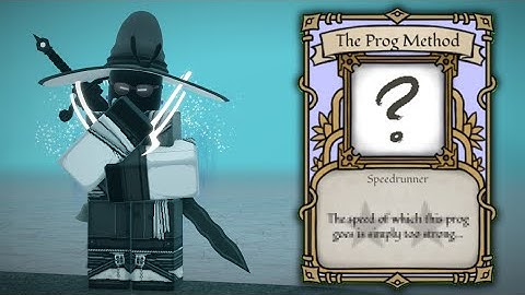 The FASTEST Prog Method In Deepwoken.