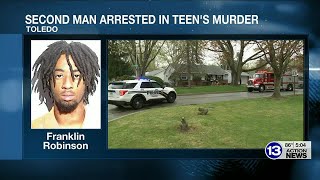 Second man arrested in murder of Toledo teen