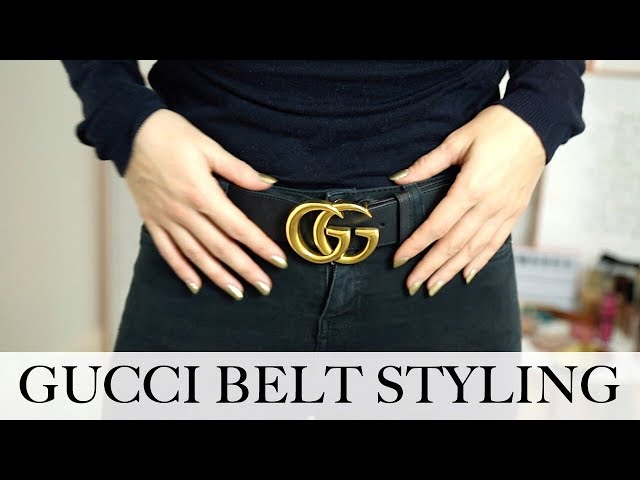 GUCCI BELT REVIEW & STYLING, LUXURY DESIGNER TRY ON