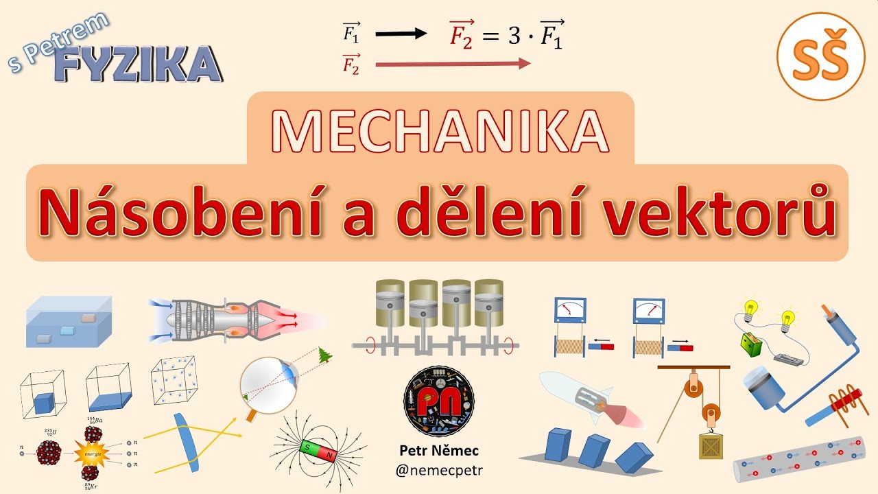 Násobení a dělení vektoru číslem k - fyzika SŠ