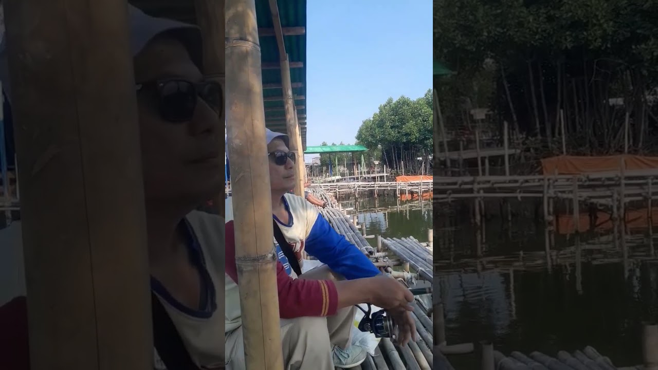 Memanccing Ikan di Pemancingan Muara Mbah Sugeng 