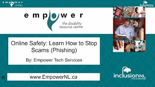 Online Safety: Learn How to Stop Scams (Phishing)