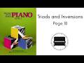 Triads and Inversions - Bastien Piano Basics Level 3
