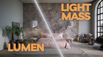 UE5 | Comparison of Baked Lightmass and Lumen | Bake vs Lumen Unreal Engine 5.2