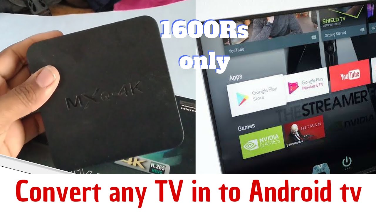 4k android TV box review only 1600 Convert Any TV to Android Tv - YouTube