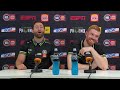 Josh King & Angus Glover Press Conference vs Cairns Taipans (Round 1, NBL26)