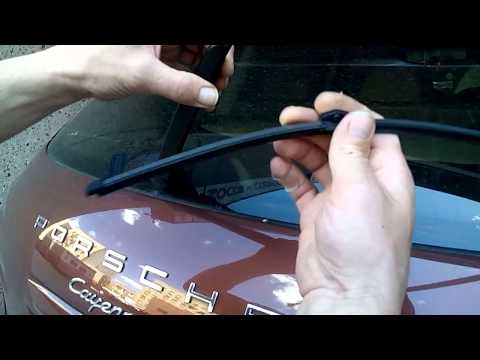 How to replace PORSCHE CAYENNE rear wiper