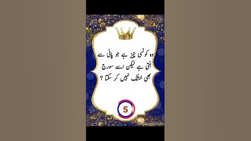 funny Paheliyan 2024 | general knowledge questions and answers Urdu | Urdu riddles | puzzles| quiz