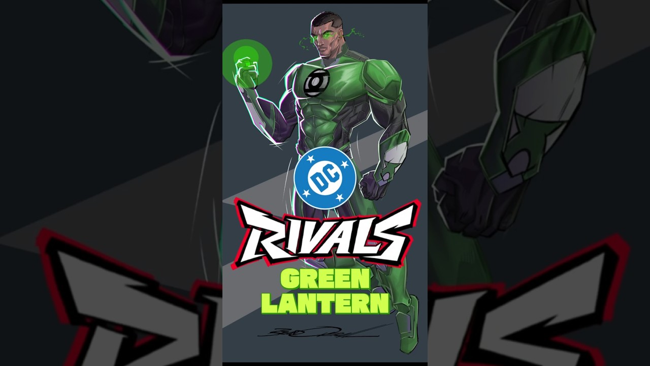 Designing Green Lantern for DC RIVALS #art #dccomics #rivals #superhero