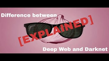 Difference between Deep web and Darknet