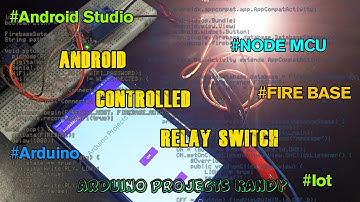 How to control a relay switch using node mcu and android application over the internet.